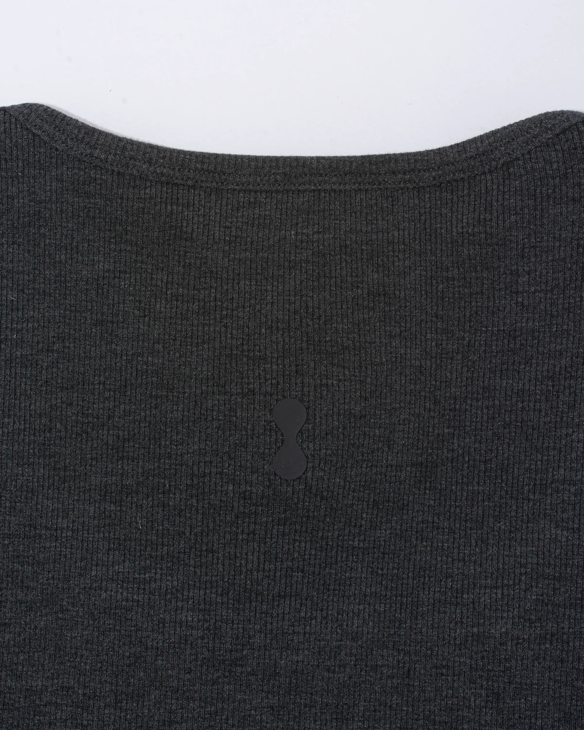 PODIO Core 3-Pack Tanks — charcoal heather tank, ribbed fabric and tonal logo detail