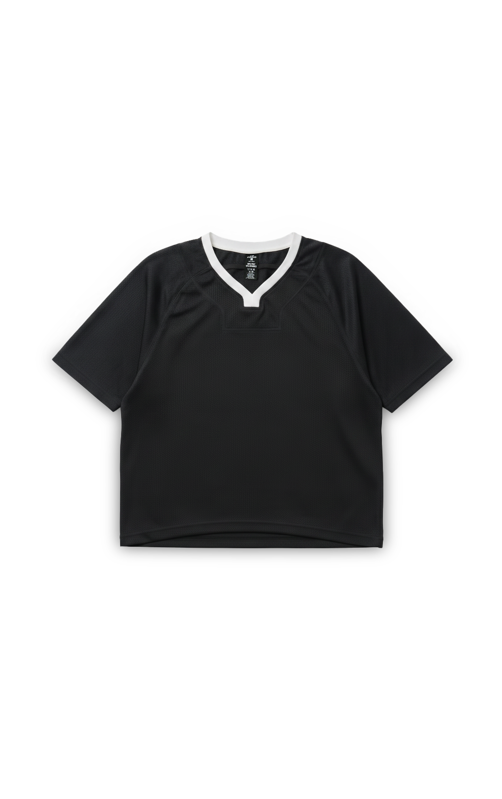 Midnight Boxy Cropped Training Tee