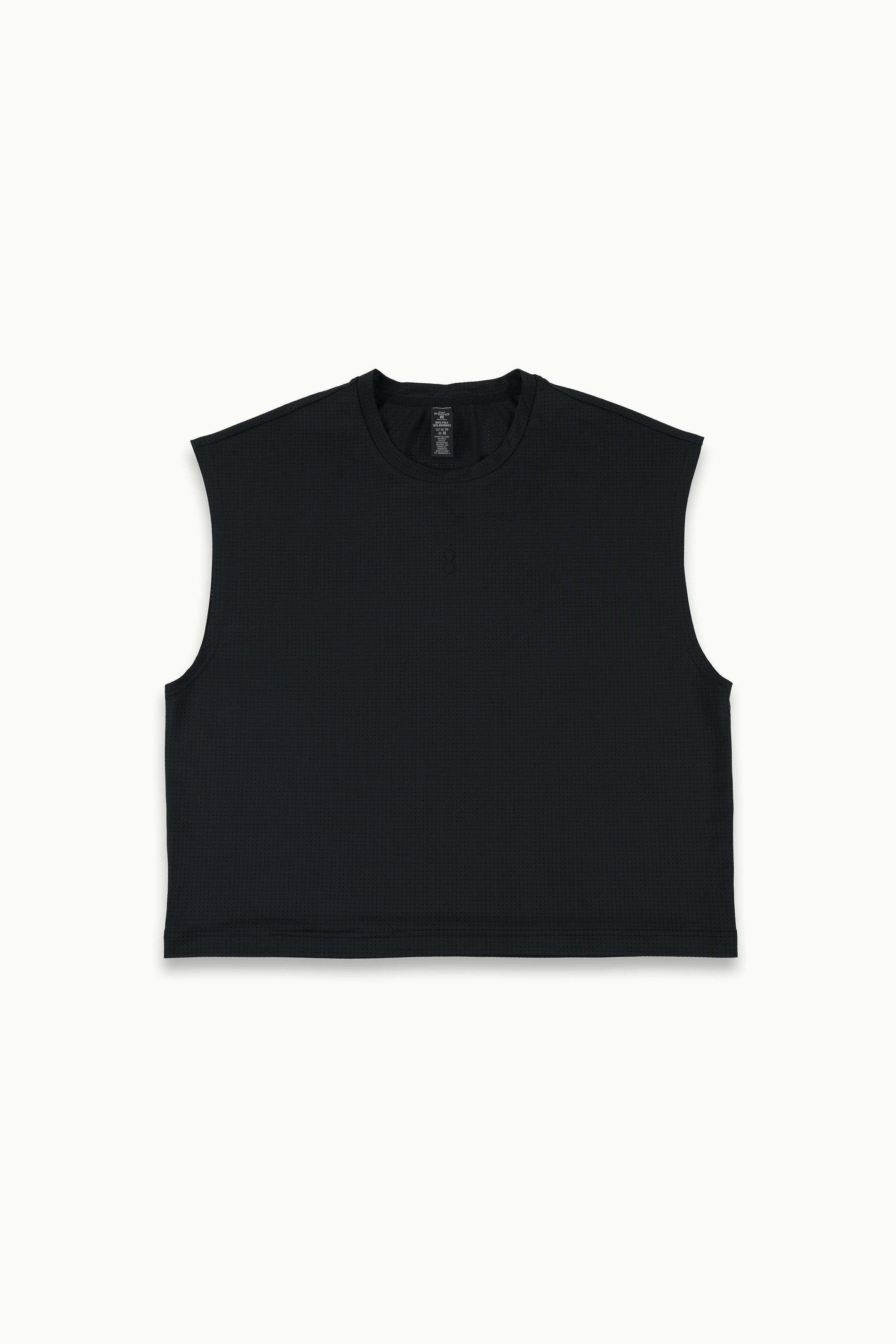 Midnight Cropped Training Tank