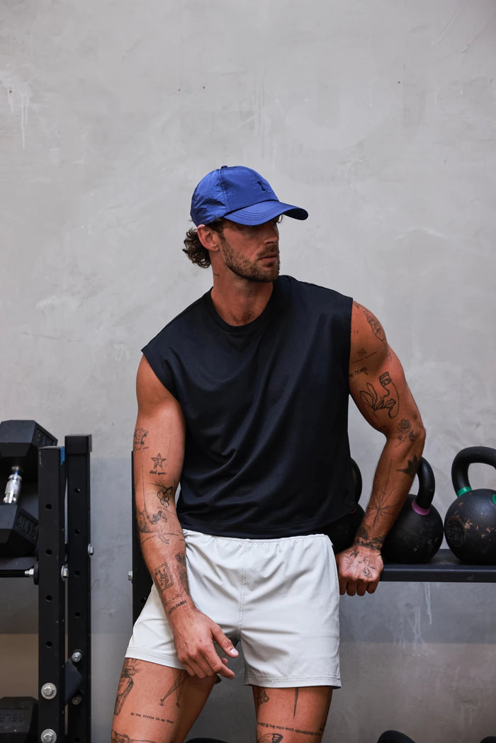 Midnight Semi-Cropped Training Tank