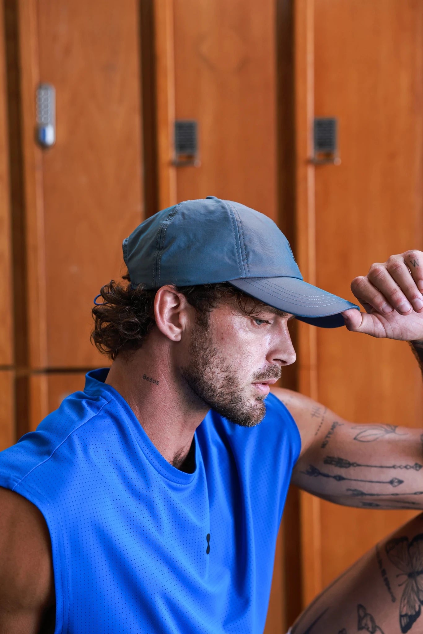 PODIO Prism Tide Metal Hat with sleek metallic finish and structured design, showcasing a modern, stylish accessory for headwear.