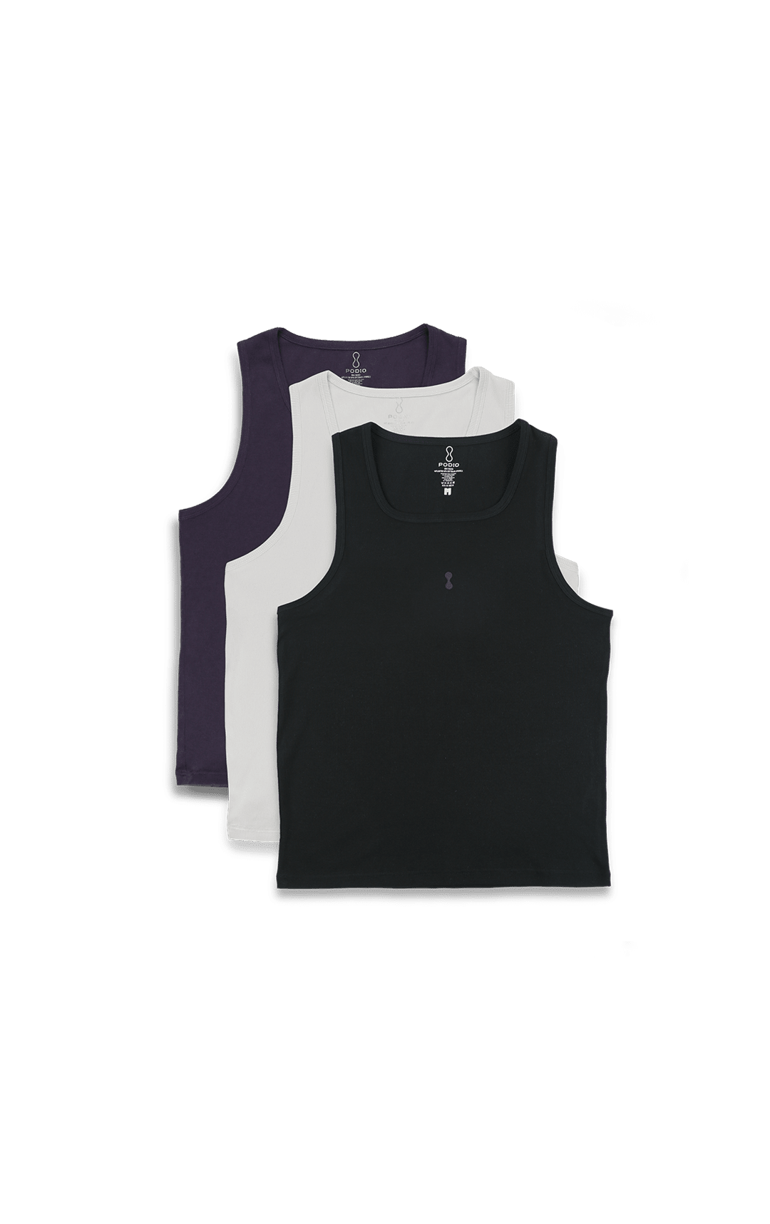 PODIO muscle tank pack featuring a stylish, lightweight sleeveless shirt with a fitted design and bold front print.